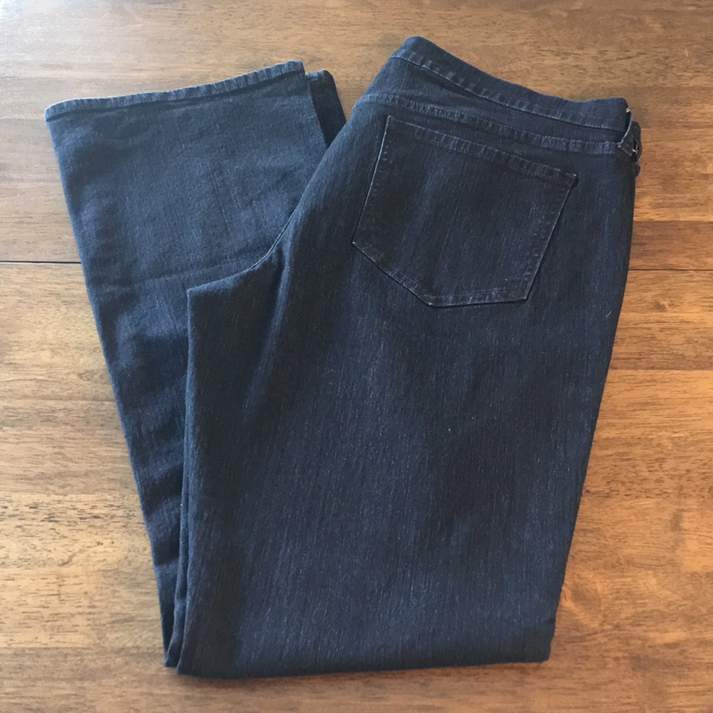 Old Navy Blue/Black Dark Denim Jeans - Sz 14